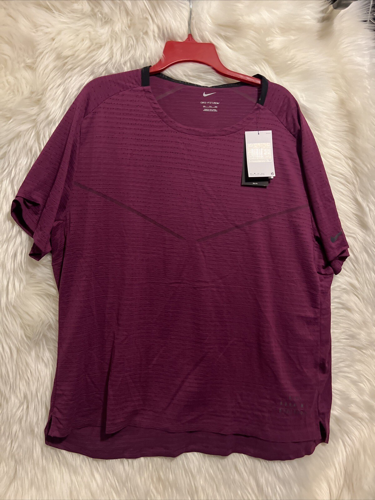 Nike Dri-Fit ADV Run Division Men's Running Shirt Size XXL DM4643-610 $85 gallery