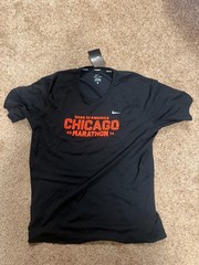 Men’s Nike Chicago Marathon 2014 Dri-Fit Running Tshirt Size L NWT