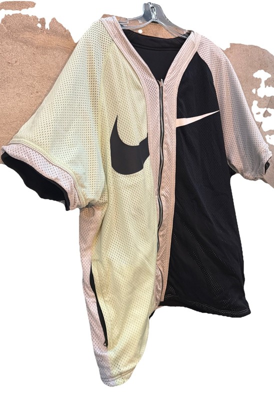 2018 NIKELAB NRG VOLT REVERSIBLE FULL ZIP BASEBALL JERSEY Sz XLARGE AV8269 701 gallery