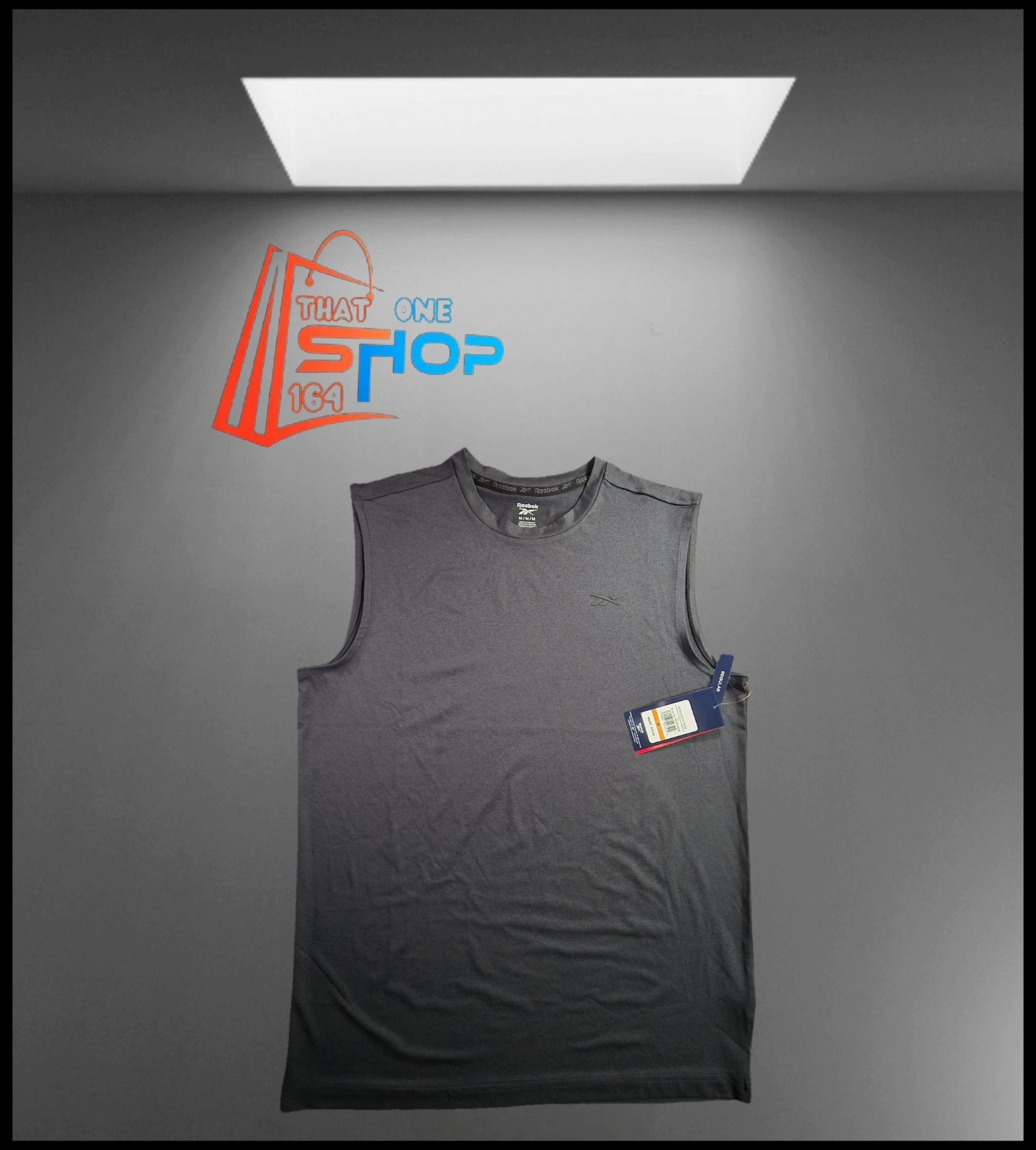 Reebok Mens Sleeveless Gains Performance Muscle Tank Top Size Medium gallery