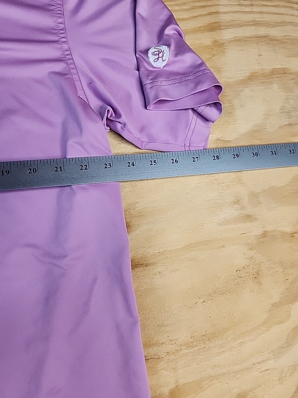 Peter Millar Summer Comfort Pink Golf Polo Shirt SH Sleeve Logo Mens XL gallery