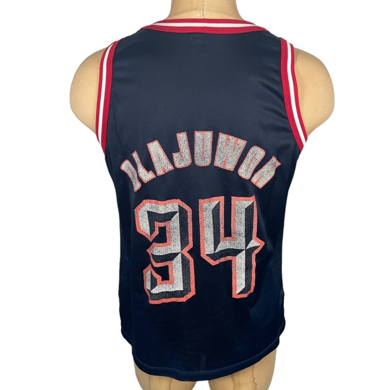NBA Houston Rockets Hakeem Olajuwon Vintage Champion Tank Top 90s Retro Jersey gallery