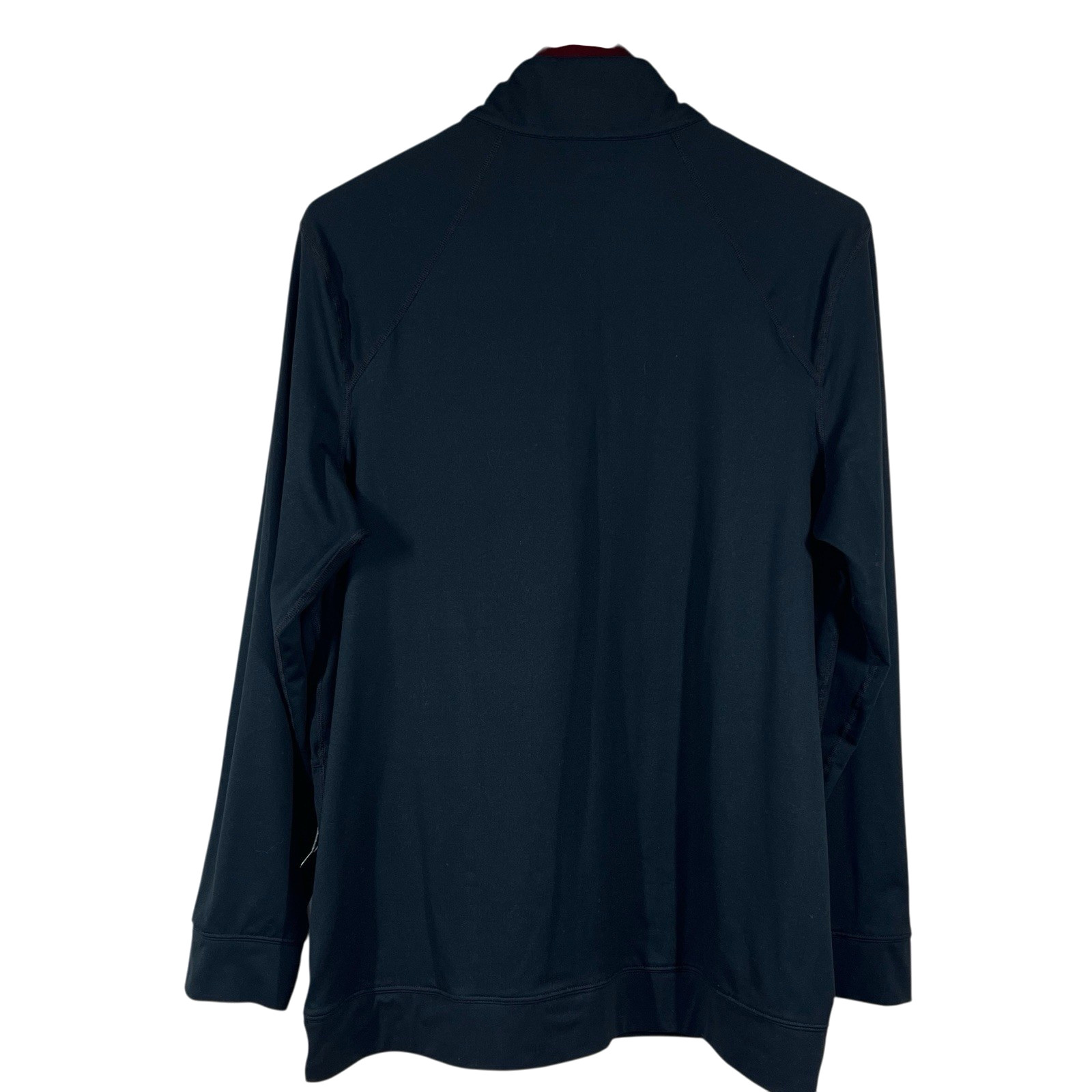 Saxx PeakDaze Soft Knit Performance Half Zip Mens L Black Long Sleeve Pocket gallery
