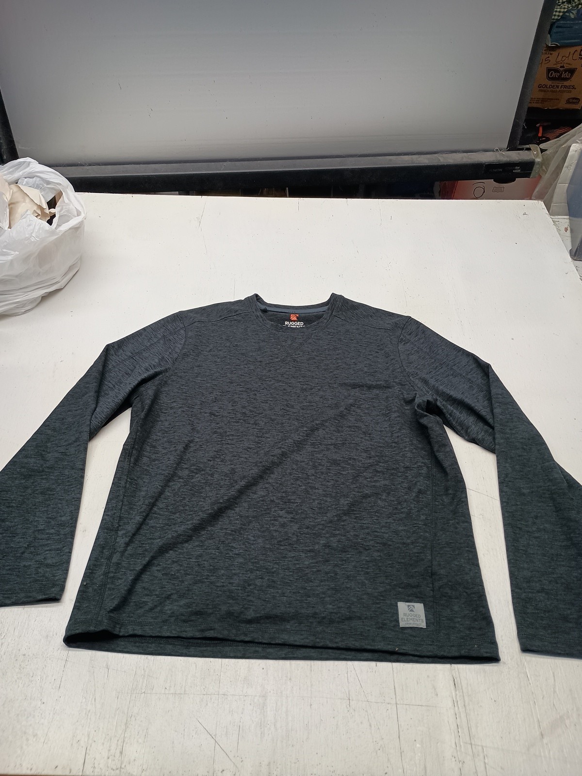 Rugged Elements Durable Utility Shirt Men's Medium Long Sleeve Gray gallery