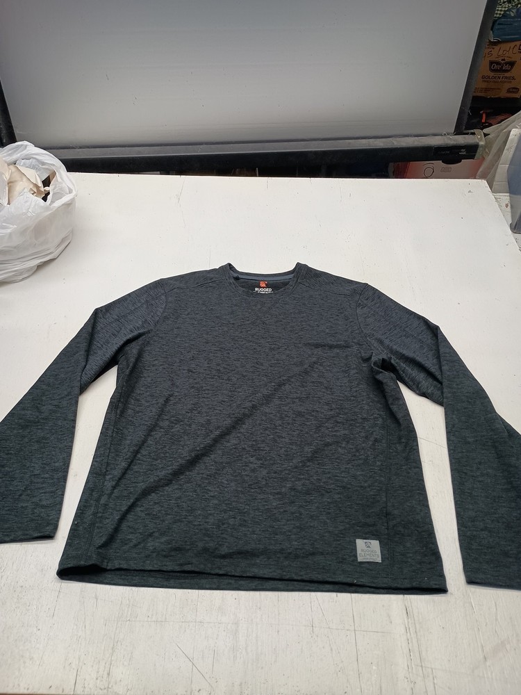 Rugged Elements Durable Utility Shirt Men's Medium Long Sleeve Gray