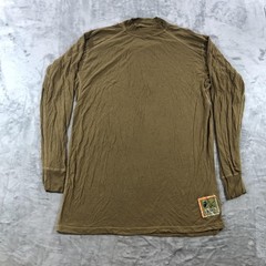 XGO Shirt Mens Medium Brown Long Sleeve FROG Flame Resistant USMC Mock Neck Tee