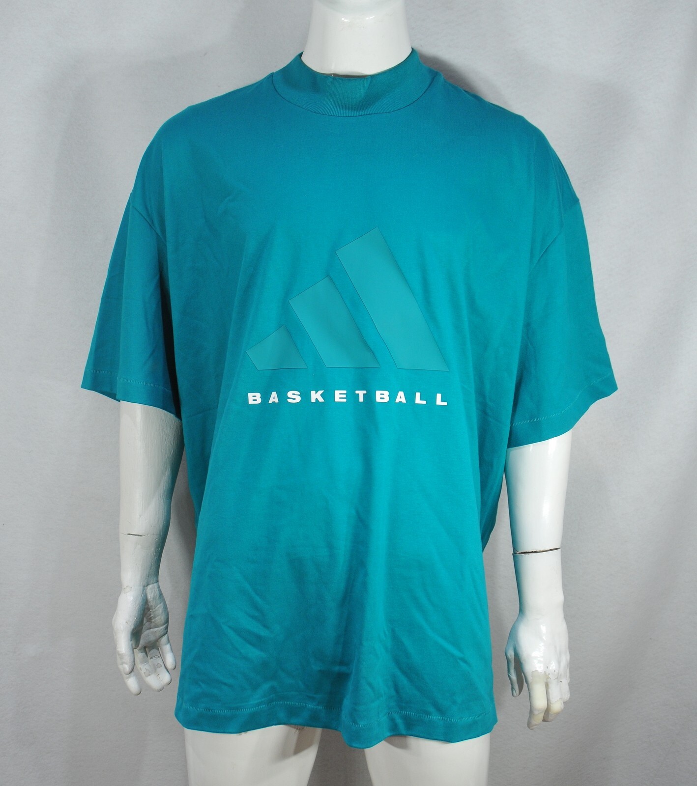 adidas Basketball Jersey 2XL Oversized Short Sleeve Chapter 3 Green NWT gallery