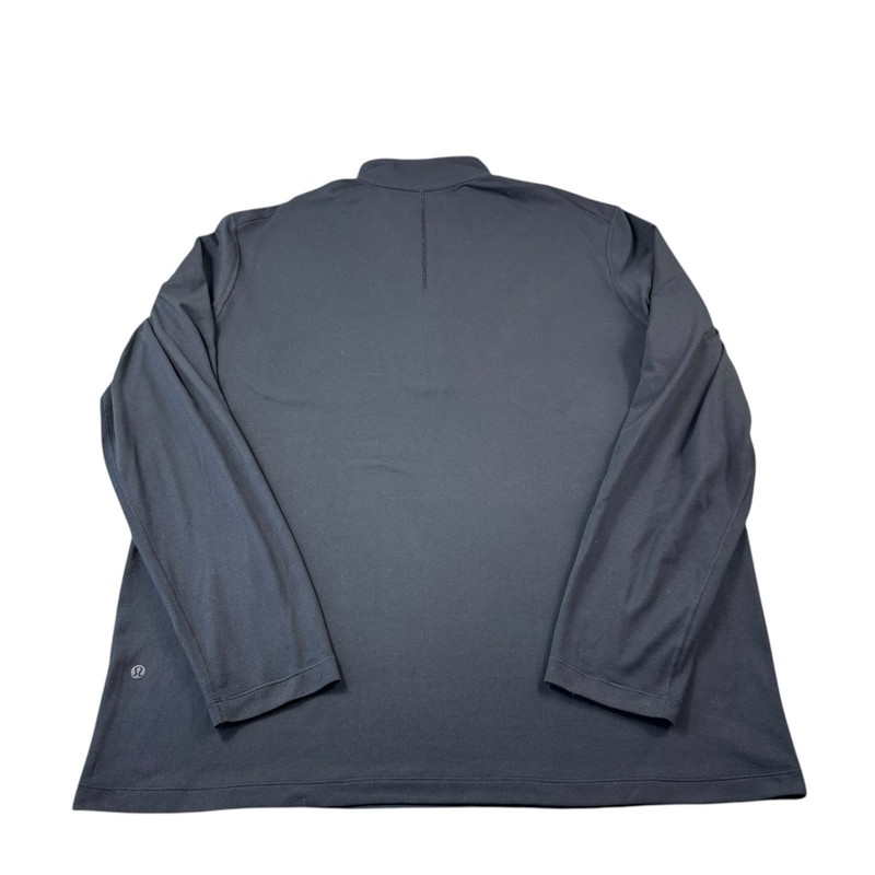 Lululemon Half Zip Solid Black Performance Men’s Half Zip Size XL Mint gallery