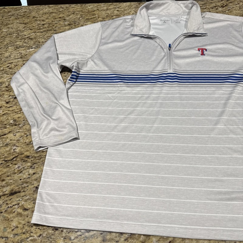 Antigua Texas Rangers Pullover Lightweight Men’s 2XL Long Sleeve Nice Cpix gallery
