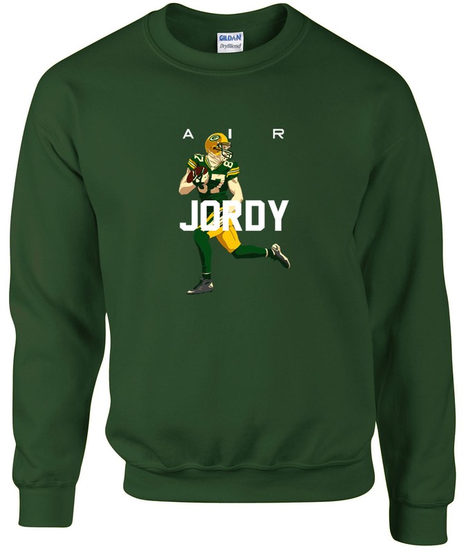 Green Bay Packers Jordy Nelson "AIR PIC" jersey shirt Hooded SWEATSHIRT gallery