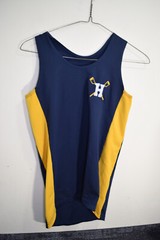 CD Hylton High VA Crew Rowing Compression Sleeveless Uni Shirt MENS S Blue