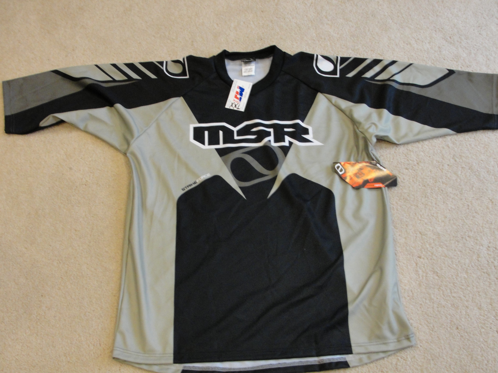 MSR Strike Force 346463 Tucker Rocky M6 Strike Force Jersey, Black, Size 2X gallery