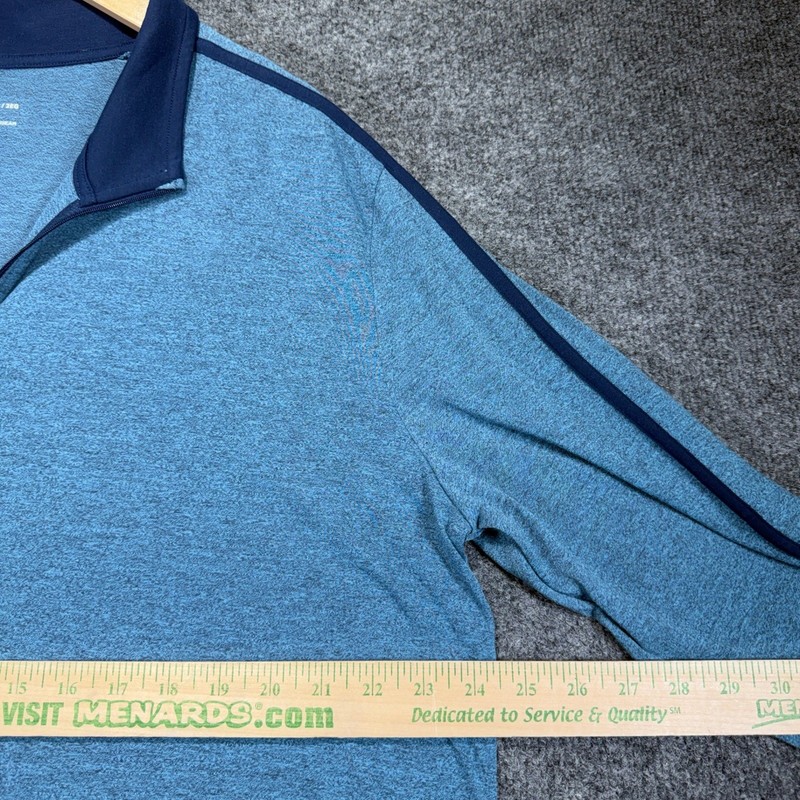 Under Armour UA Siro Elite 1/2 Zip Pullover Mens 2XL Blue Heathered Performance gallery