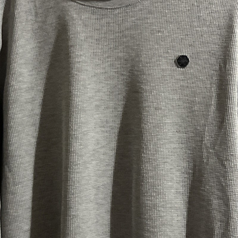 South Pole Authentic Collection L Gray Thermal Waffle Knit Long Sleeve Shirt gallery