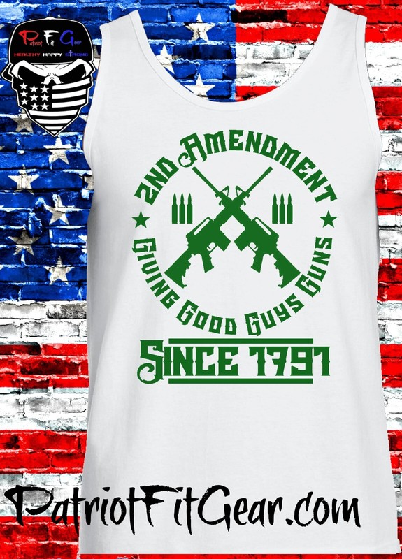 Tank Top,2nd Amendment Giving Good Guys Guns Since 1791,Molon Labe,Gun Rights,2A gallery