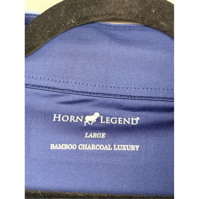 NWT Horn Legend 1/4 Zip Golf Pullover L Ice Blue Stripe Basketball Performance gallery