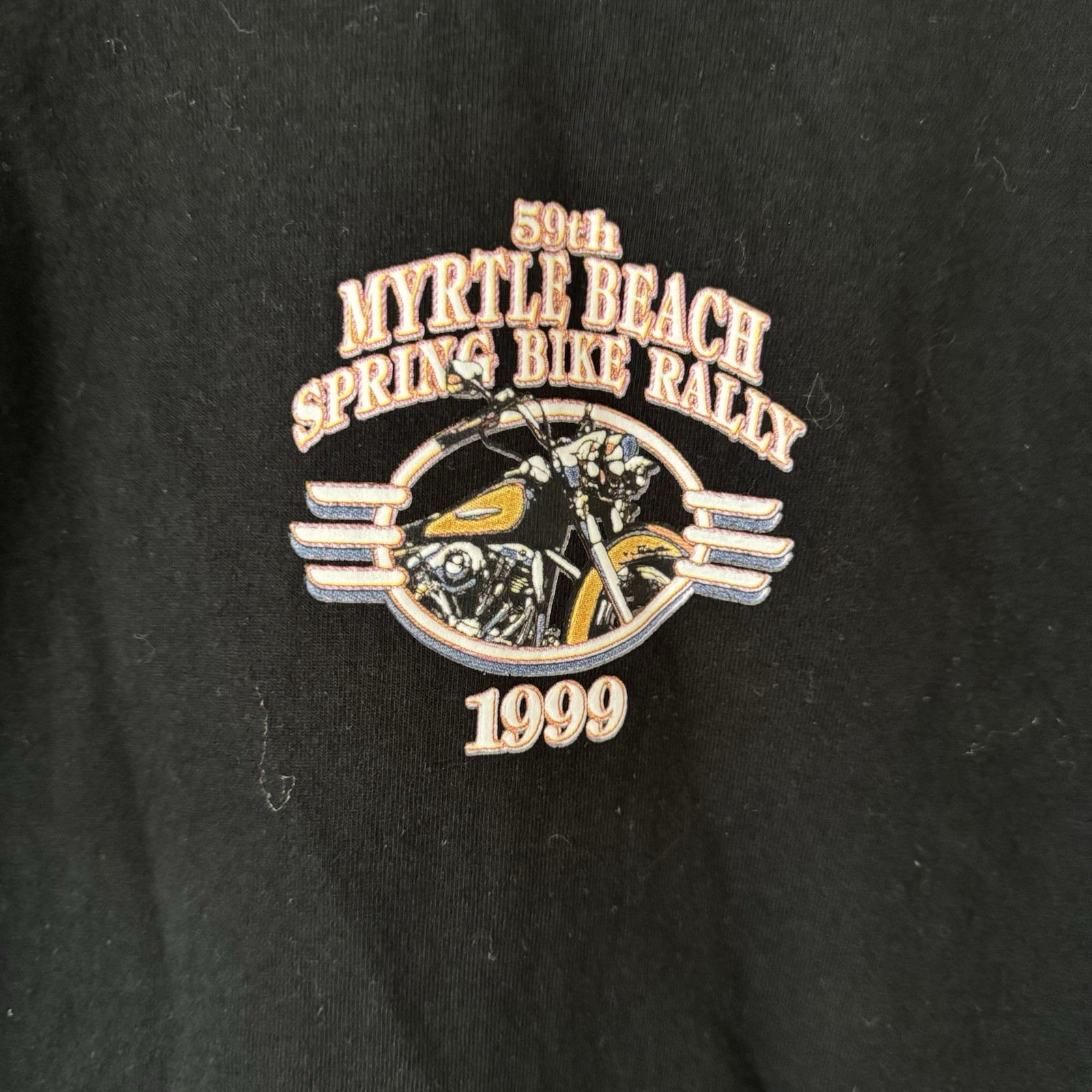 Vintage 1999 Biker Myrtle Beach Bike Rally Fruit of the Look Tank Top gallery