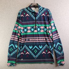 Greyson Pullover Mens L Ghostwolf Sequoia Quarter Zip Aztec Golf Sweater
