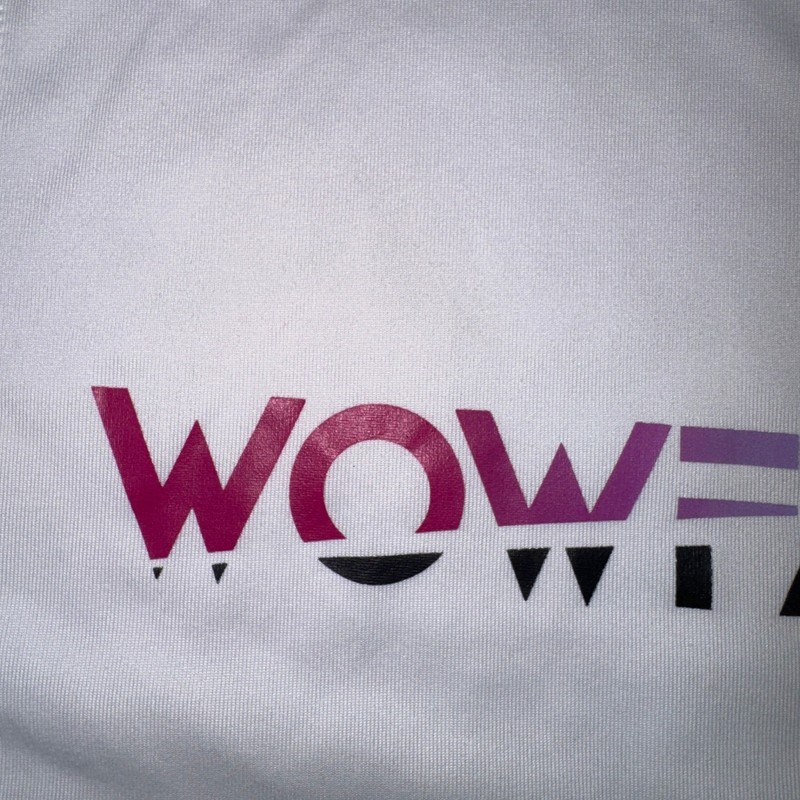 New Balance Wow Factor Baseball Athletic T-Shirt White Mens Small #14 Graphic gallery