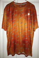 Reel Legends Performance Graphic Fishing Lure Design Men’s Shirt Sz Large New