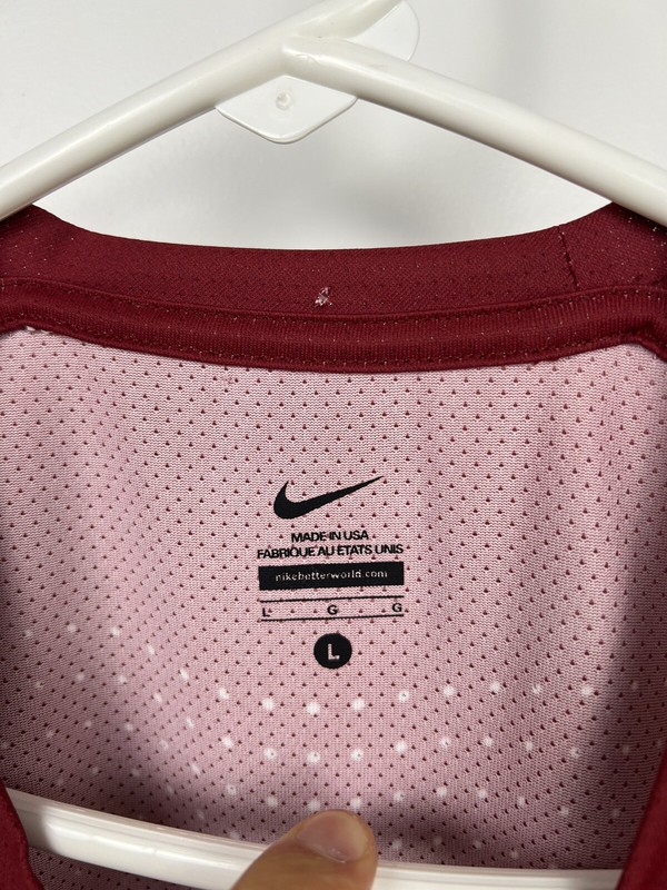 NIKE Mens Pro Elite Qatar Track & Field Throwing Jersey Size Large MADE IN USA gallery