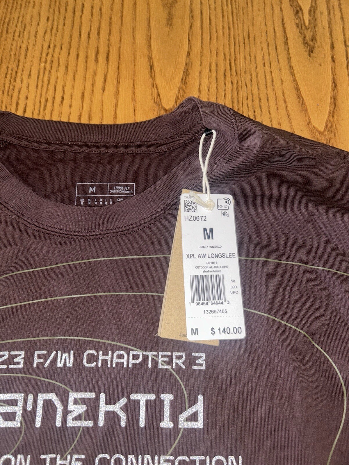 ADIDAS MENS TERREX AND WANDER LONG SLEEVE SHIRT XPL SIZE MEDIUM NWT $140 BROWN gallery