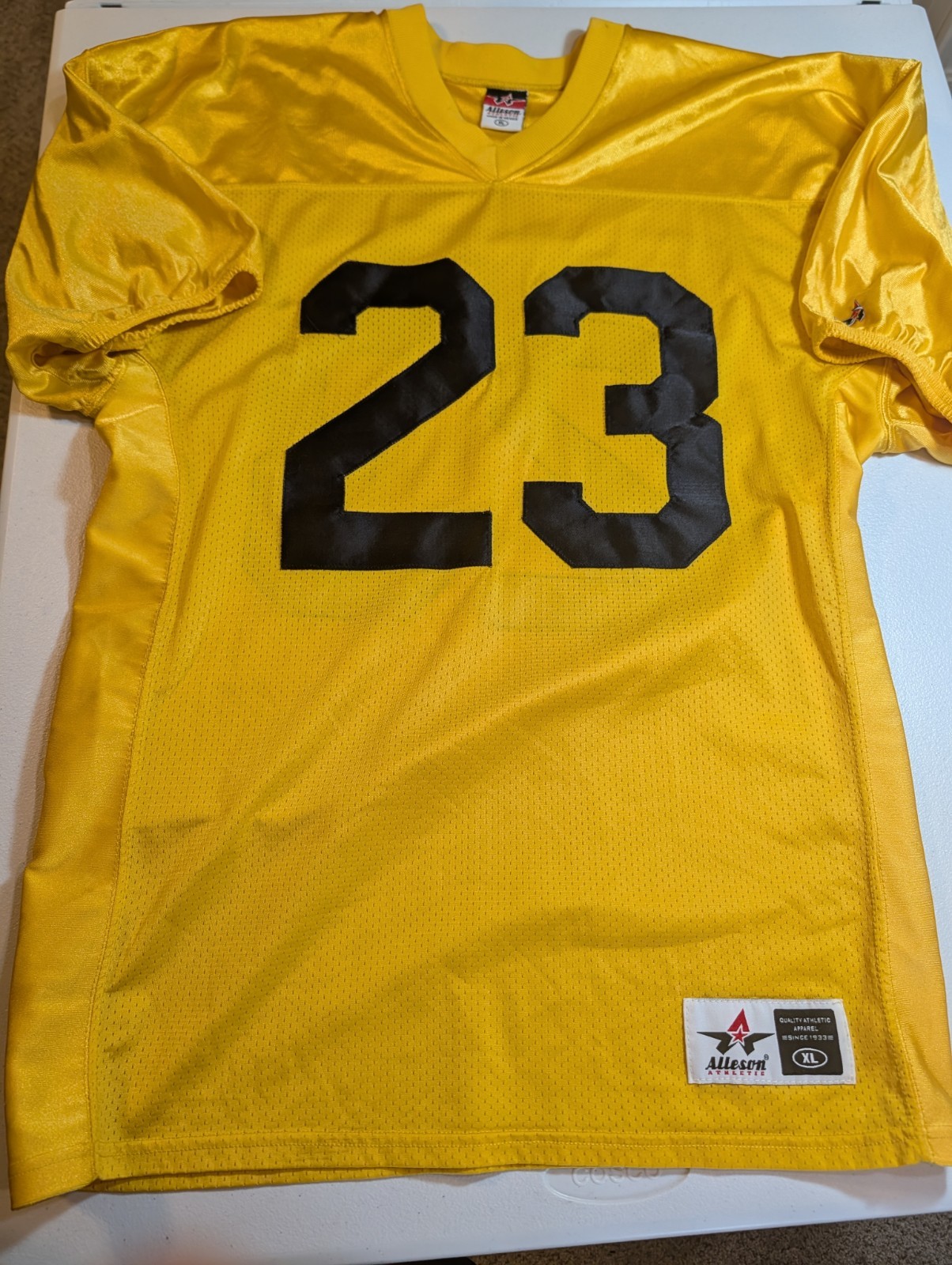 Polyester mesh athletic jersey, Alleson Athletic #23 gallery