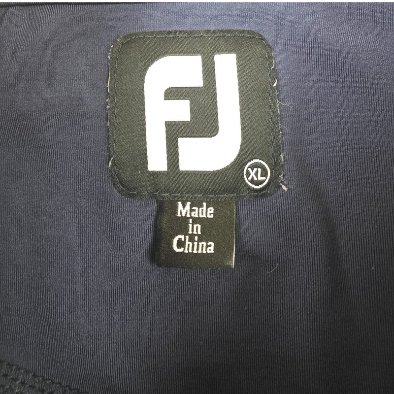 FootJoy Golf Pullover Quarter Zip XL Gray Performance Stretch Twin Hills Club gallery