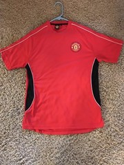 Manchester United Soccer Futbol Shirt Short Sleeve NEW Athletic Official