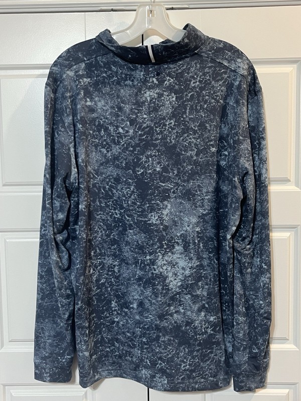Under Armour Pullover Men Large Blue Dri Fit Quarter Zip Topgolf Lightweight gallery