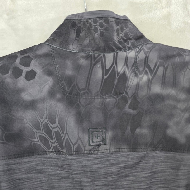 5.11 Tactical Rapid Assault Quarter Zip Mens Medium Gray Kryptek Camo Pullover gallery