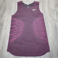 Nike 2024 Pro Elite Singlet Made In USA Purple Mens Size 2XL New FD5785-617