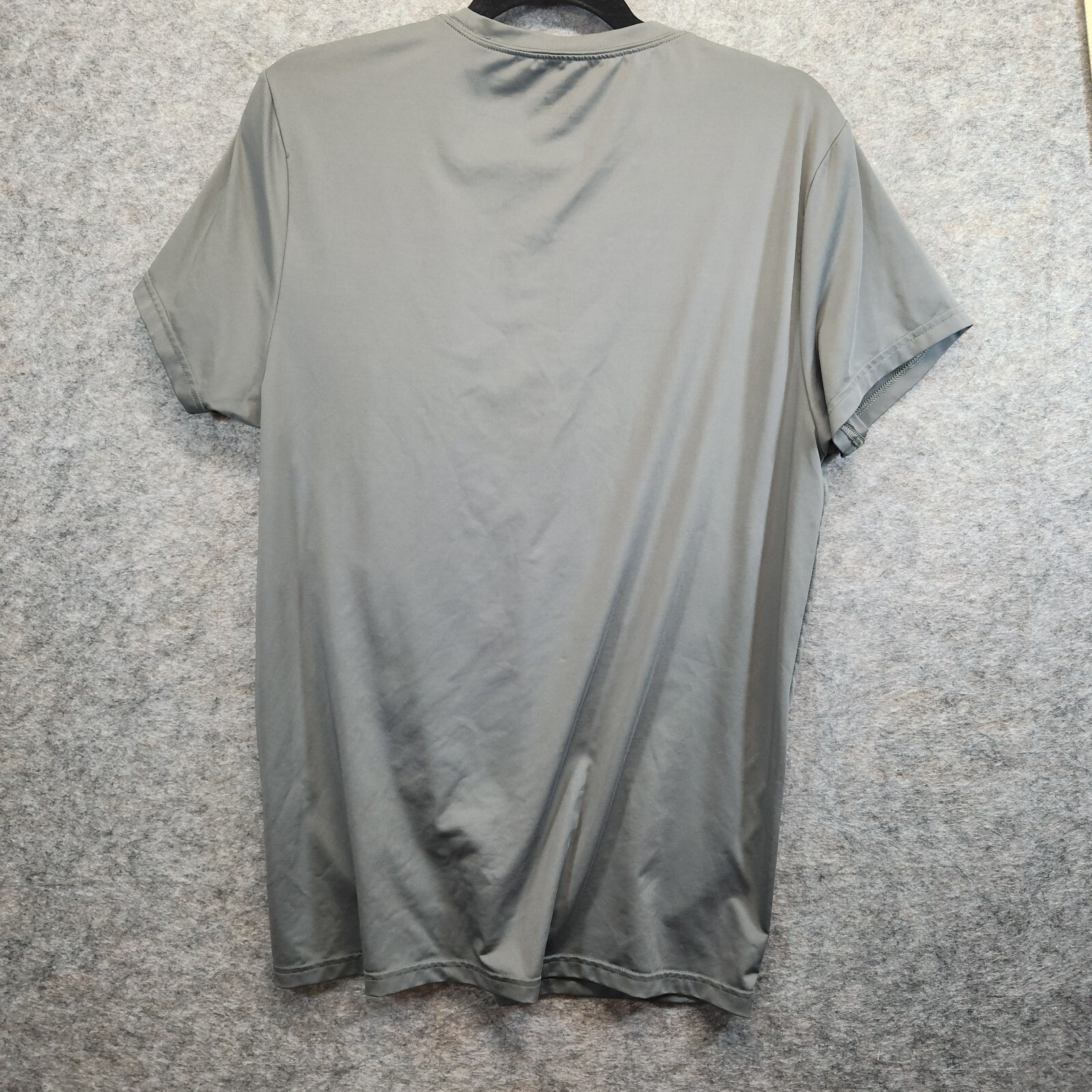 Reebok Men's Gray Stretch Performance Moisture-Wicking Cat T-Shirt Size Large gallery