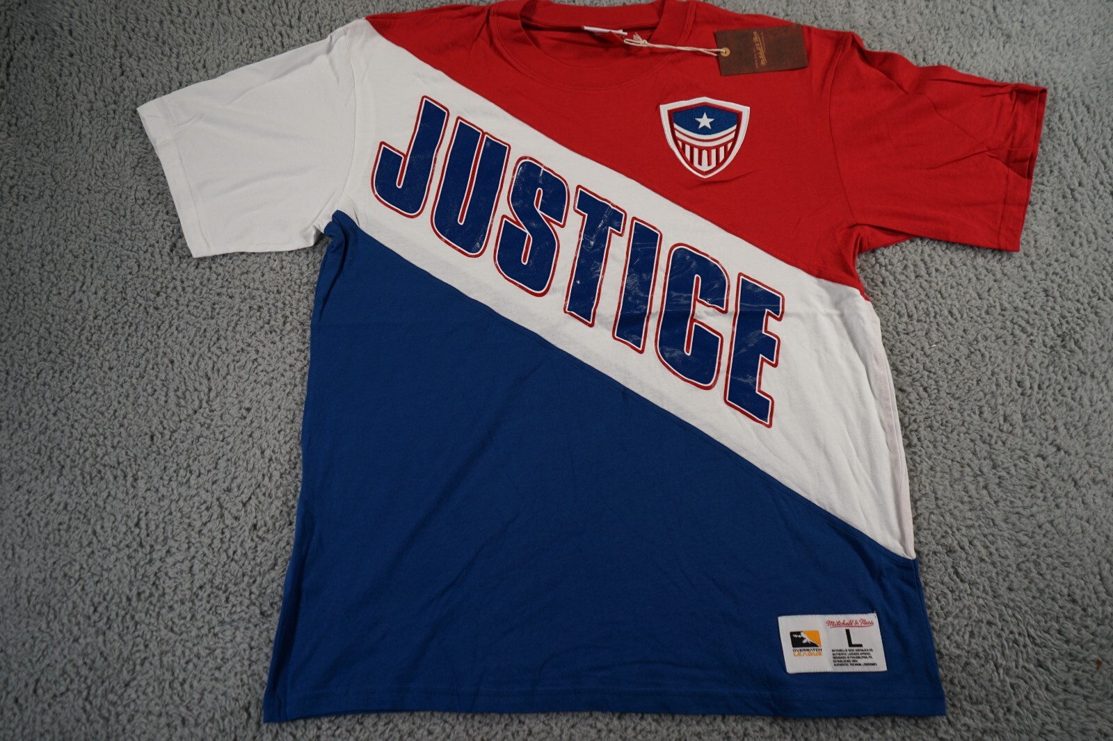 Mitchell & Ness Washington Justice T Shirt Large Overwatch League eSports Logo gallery