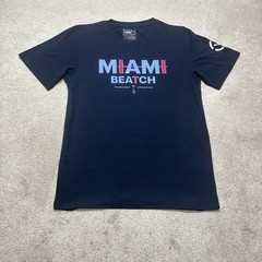 NWOT Virus Miami Beach Fitness Festival T Shirt Mens Medium Blue A1