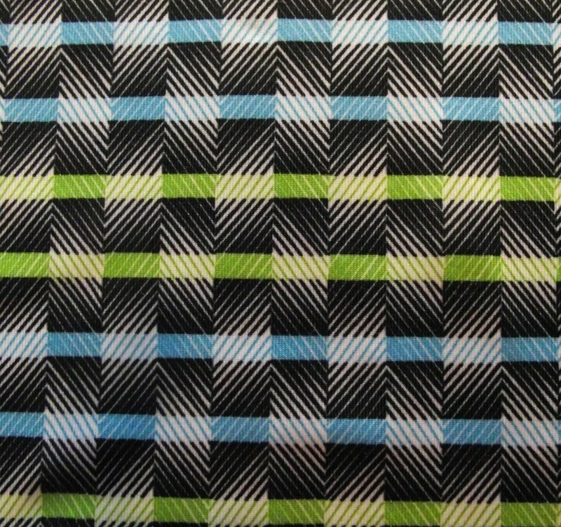 Cutter and Buck Golf men's medium blue/green/navy polo Shirt (bin aa) gallery
