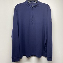 Johnnie O Pullover Mens XL Blue Logo Performance Quarter Zip Golf Outdoor Preppy