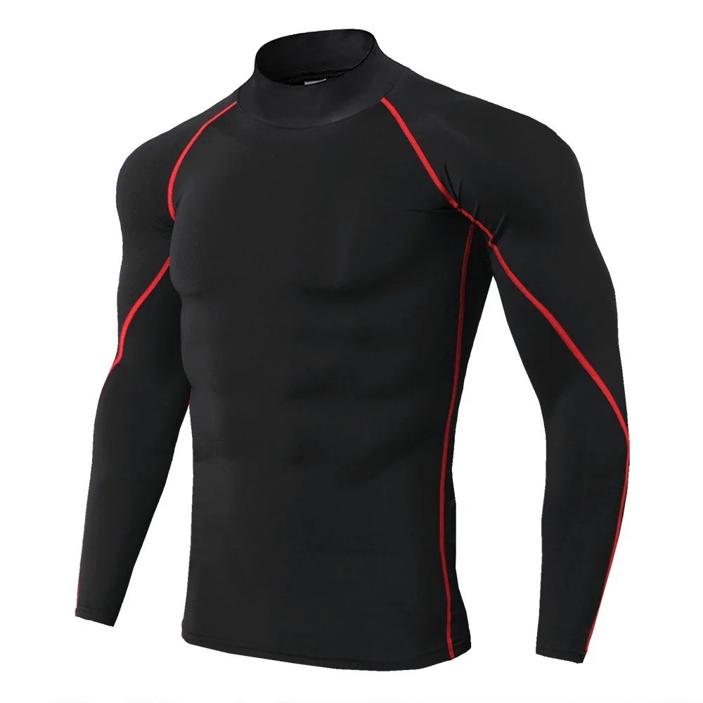 Men’s Quick Dry Long Sleeve Compression Gym Shirt Running Fitness Sports Gift