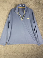 Polo Ralph Lauren Sport Performance Pullover Mens XL Navy Q Zip Outdoor Golf Log