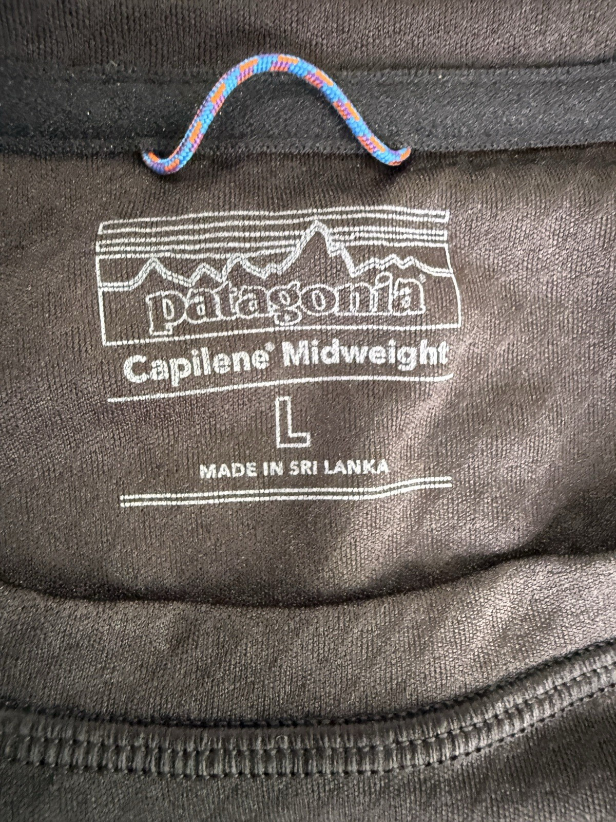 Patagonia Capilene Midweight Base Layer Mens Crew Neck Pullover Shirt! Size L gallery