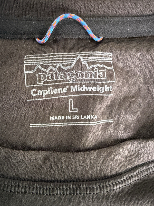 Patagonia Capilene Midweight Base Layer Mens Crew Neck Pullover Shirt! Size L gallery