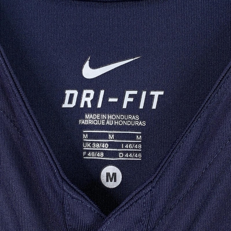 Nike Full Count Shirt Mens Medium Navy Blue Dri-Fit Baseball Jersey Team 11 gallery