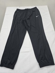 Nike Mens XXL Black Dri-FIT Tapered Sweatpants Drawstring Pants
