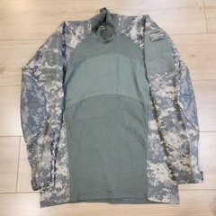 Massif Army Combat Shirt Mens Medium Green Camo Long Sleeve US Army Tactical Top