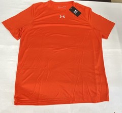 NEW MEN’S UNDER ARMOUR LOCKER TEE 2.0 SHORT SLEEVE COLOR ORANGE SIZE MD/M LOOSE