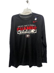 Nike Georgia Bulldogs Dri fit long sleeve UGA 2022 National Champs Tee Shirt XL
