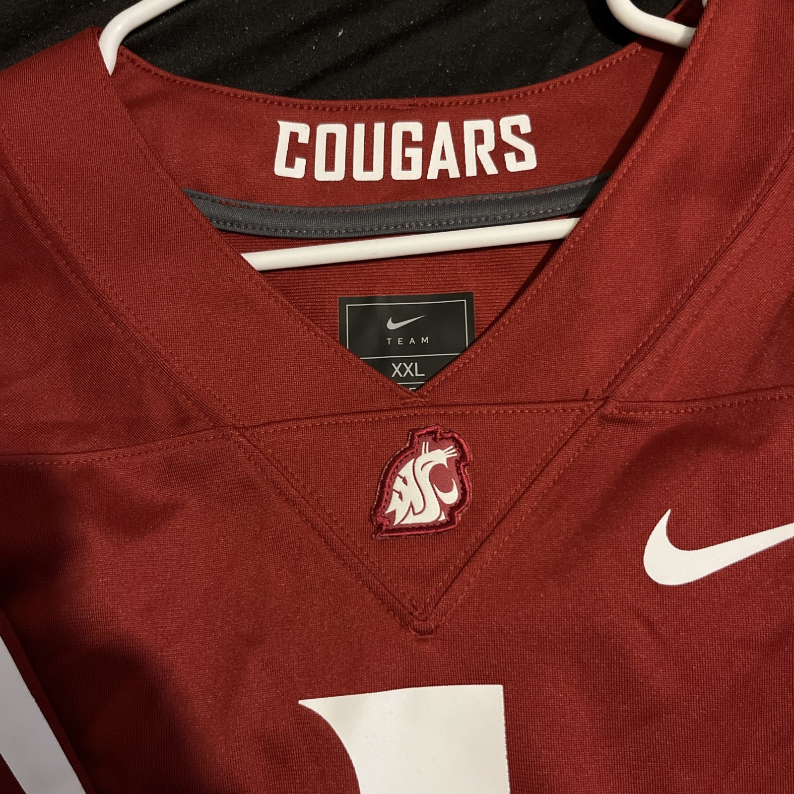 Washington State Cougars Jersey 2X Nike Red Replica Football Team Crimson NEW gallery