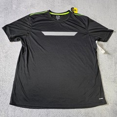 Champion Mens XXL Short Sleeve Tee Ebony Black Duo Dry+ Reflective S9840-AWZ