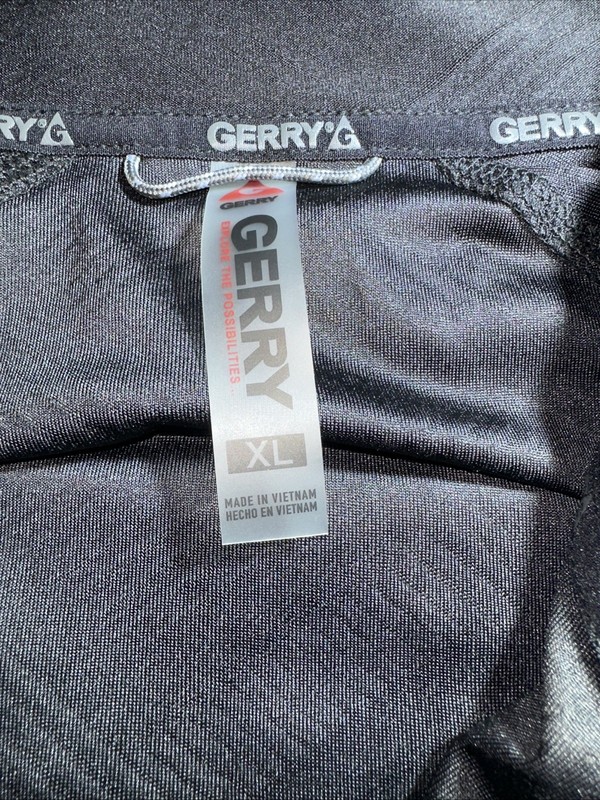 NEW Men's Gerry Active 1/4 Zip Pullover Black Size XLarge gallery