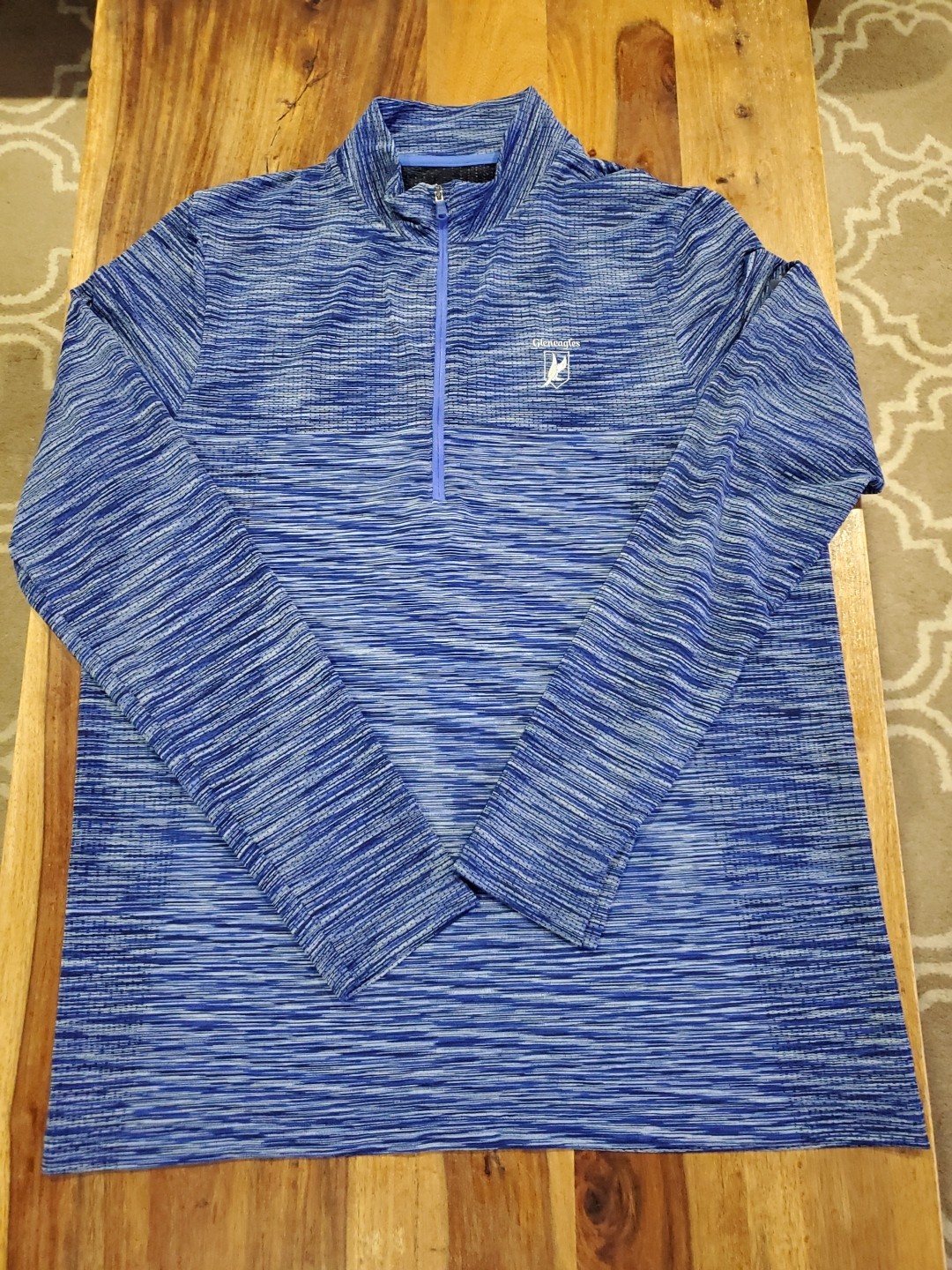 Under Armour 1/4 Zip Pullover Men's L Slim Fit Golf ⛳️ Threadbone With Logo gallery